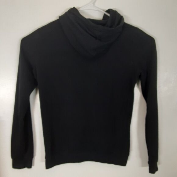 Nike Hoodie Women S Black Sweatshirt Sweater Swoosh Lightweight Thin Turtleneck - Picture 5 of 7